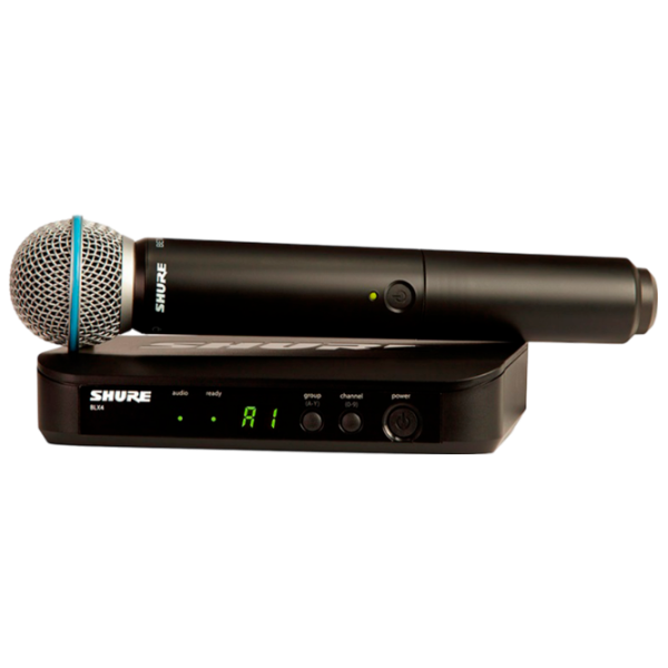 Профессиональный микрофон Shure BLX24/Beta58 M17 Черный photo 1