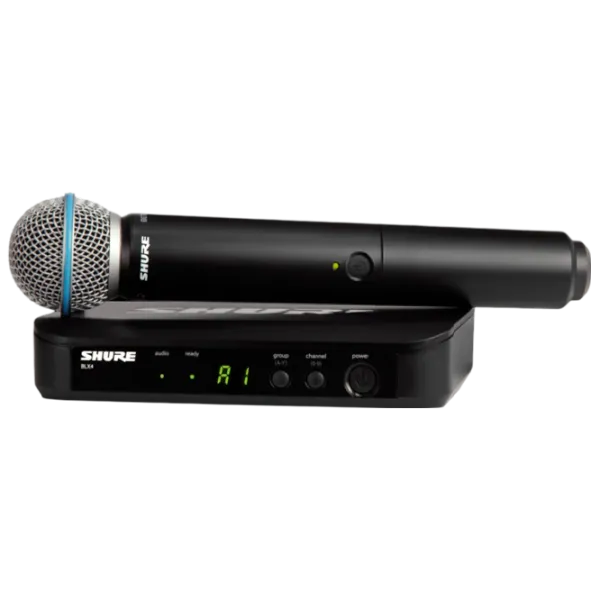 Профессиональный микрофон Shure BLX24/Beta58 K3E Черный photo 1