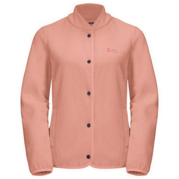 Hanorac pentru femei Jack Wolfskin Light Curl Jkt W Toamnă - iarnă / Pink photo 1