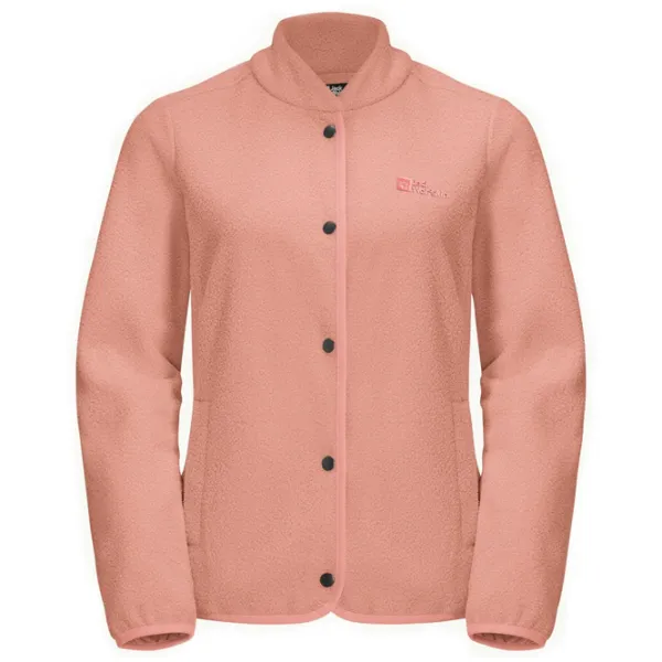 Толстовка для женщин Jack Wolfskin Light Curl Jkt W Осень - Зима / Розовый photo 1