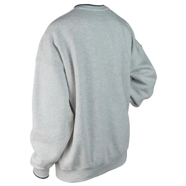 Толстовка для женщин Converse Retro Chuck Oversized V-Neck Всесезонные / Серый photo 2