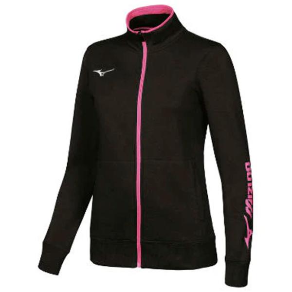Толстовка для женщин Mizuno Wom Sweat FZ Jacket Всесезонные / Черный photo 1