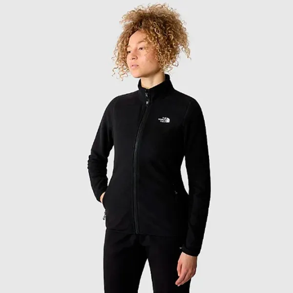Hanorac pentru femei The North Face 100 glacier fz tnf All-season / Black photo 2