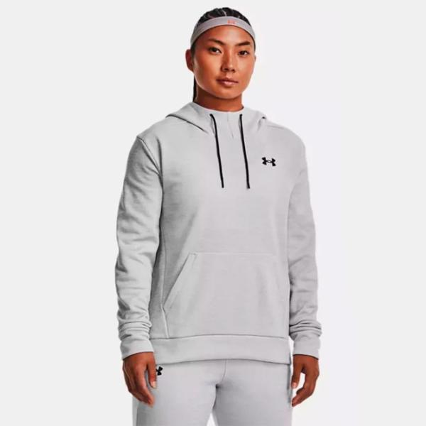 Толстовка для женщин Under Armour Fleece hoodie Всесезонные / Серый photo 2 Толстовка для женщин Under Armour Fleece hoodie Всесезонные / Серый photo 2