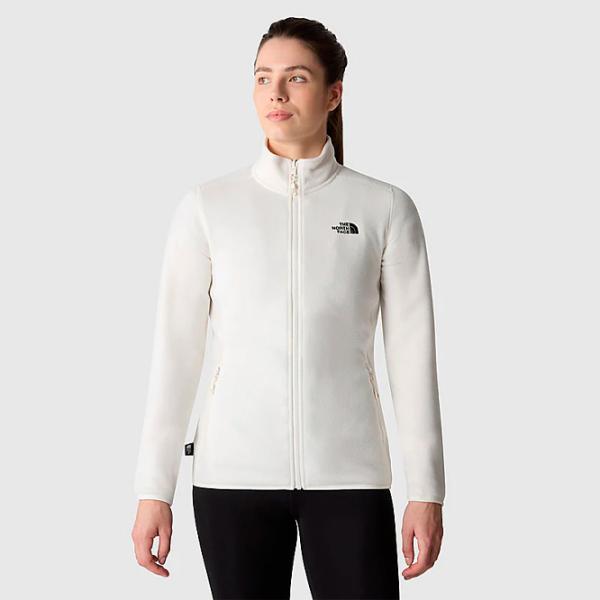 Толстовка для женщин The North Face 100 glacier fz gardenia Осень - Зима / Белый photo 2 Толстовка для женщин The North Face 100 glacier fz gardenia Осень - Зима / Белый photo 2