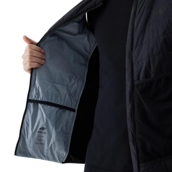 Vestă pentru bărbați 4F 4FWSS24TVJAM095  L / Black photo 4