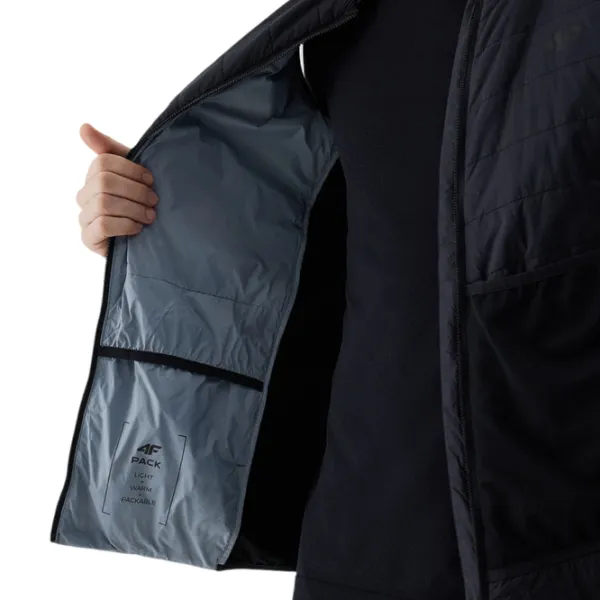 Vestă pentru bărbați 4F 4FWSS24TVJAM095  XL / Black photo 4