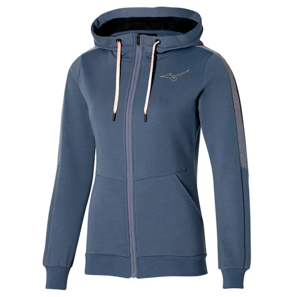 Толстовка для женщин Mizuno Release Sweat Jacket(W) Осень - Зима / Синий photo 1 Толстовка для женщин Mizuno Release Sweat Jacket(W) Осень - Зима / Синий photo 1