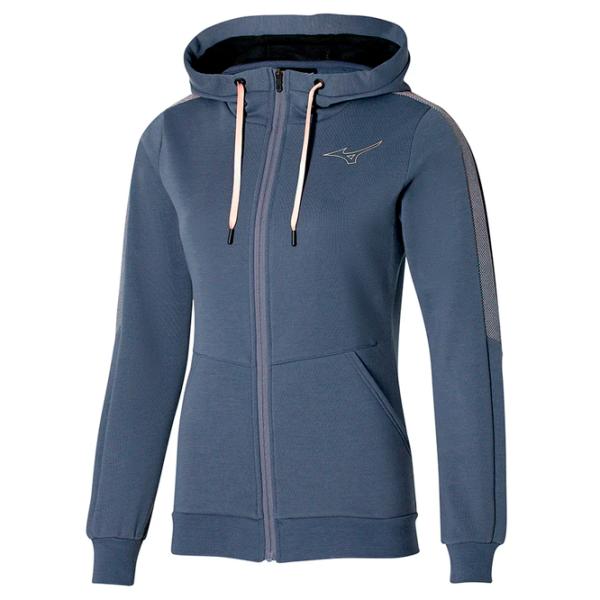 Толстовка для женщин Mizuno Release Sweat Jacket(W) Осень - Зима / Синий photo 1 Толстовка для женщин Mizuno Release Sweat Jacket(W) Осень - Зима / Синий photo 1