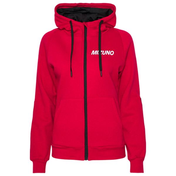 Hanorac pentru femei Mizuno K sweat jacket(w) All-season / Red photo 1 Hanorac pentru femei Mizuno K sweat jacket(w) All-season / Red photo 1