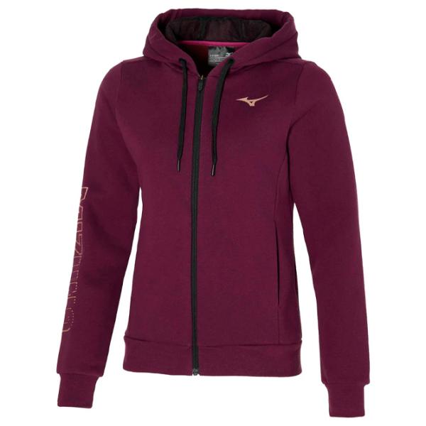 Толстовка для женщин Mizuno Sweat jacket Осень - Зима / Фиолетовый photo 1 Толстовка для женщин Mizuno Sweat jacket Осень - Зима / Фиолетовый photo 1