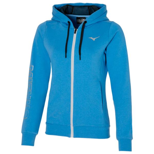 Толстовка для женщин Mizuno Sweat jacket Осень - Зима / Синий photo 1