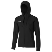 Hanorac pentru femei Mizuno Sweat fz hoodie All-season / Black