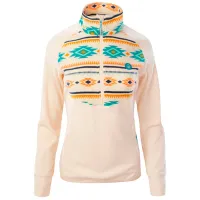 Толстовка для женщин Iguana Elbrus aravis wo's ii tribe print/pearled Осень - Зима / Слоновая кость