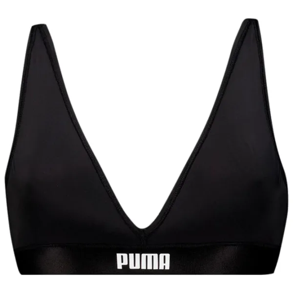 Bustieră pentru femei Puma Padded Triangle Top 1P Black photo 1 Bustieră pentru femei Puma Padded Triangle Top 1P Black photo 1