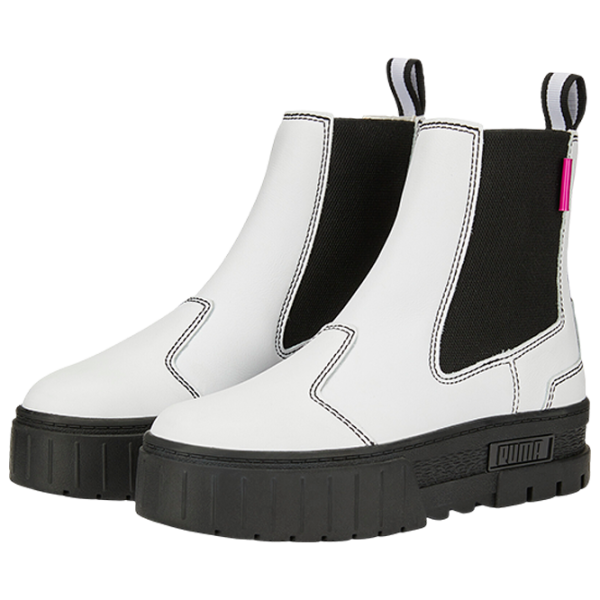 Botine pentru femei Puma Mayze Chelsea Pop Wns 39 / White photo 1 Botine pentru femei Puma Mayze Chelsea Pop Wns 39 / White photo 1