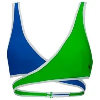 Bustieră pentru femei Puma Contour Plunge Top 1P Green