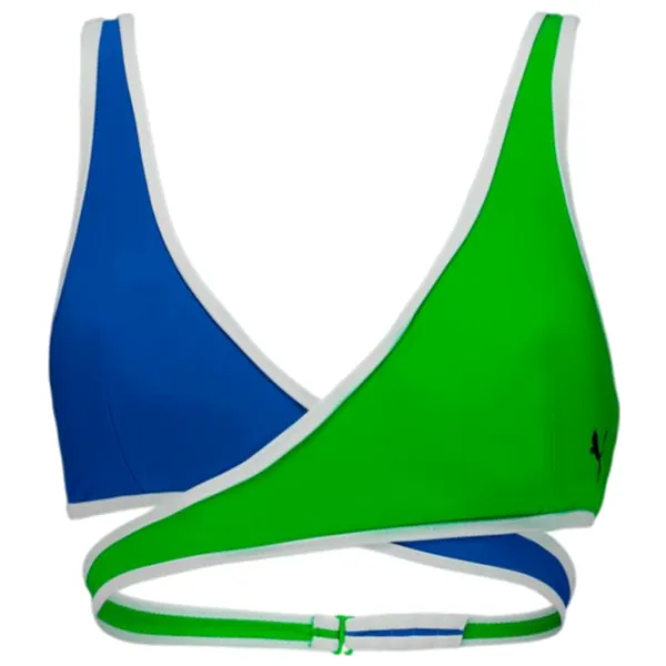 Bustieră pentru femei Puma Contour Plunge Top 1P Green photo 1 Bustieră pentru femei Puma Contour Plunge Top 1P Green photo 1