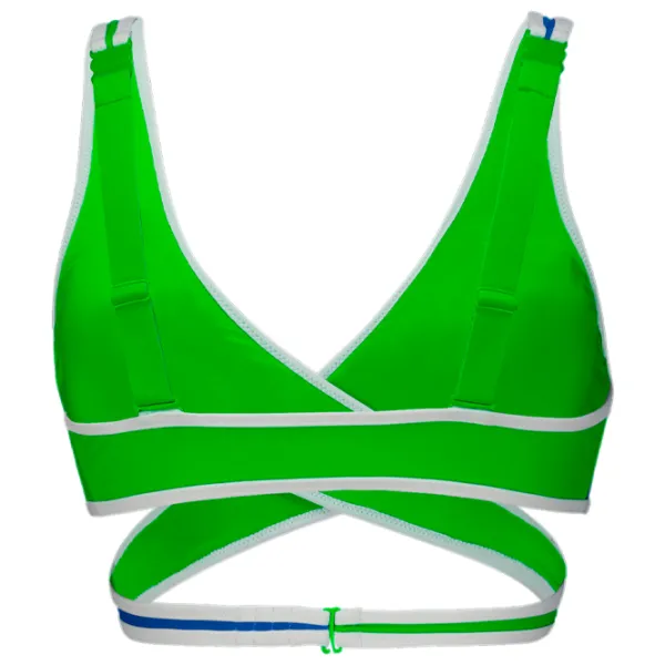 Bustieră pentru femei Puma Contour Plunge Top 1P Green photo 2 Bustieră pentru femei Puma Contour Plunge Top 1P Green photo 2