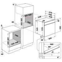 Духовой шкаф Whirlpool OMK38HU0X 3200 Вт/ Нержавеющая сталь photo 11
