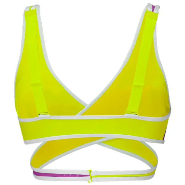 Bustieră pentru femei Puma Contour Plunge Top 1P Yellow photo 2 Bustieră pentru femei Puma Contour Plunge Top 1P Yellow photo 2