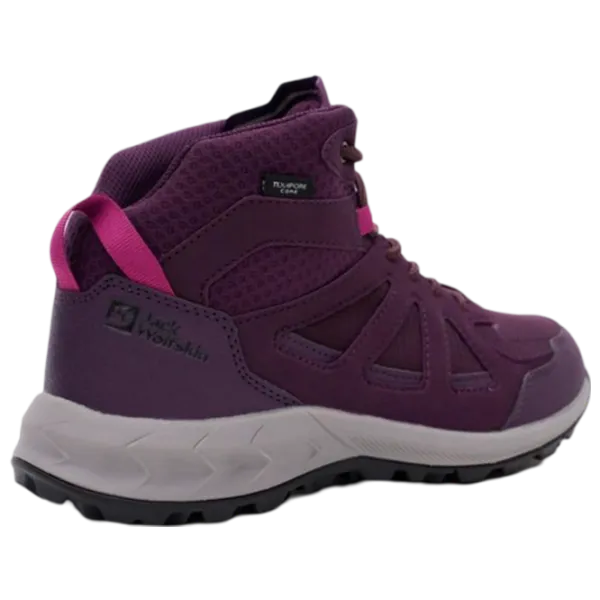 Botine pentru femei Jack Wolfskin Woodland 2 Texapore Mid W 40.5 / Violet photo 4