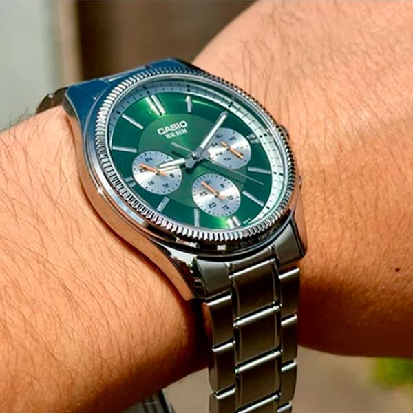 Ceas de mână pentru bărbați Casio MTP-1375PD-3AVEF Cuarț / 44 mm photo 2