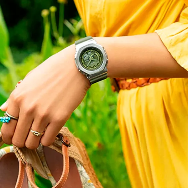 Ceas de mână pentru femei Casio GM-S2110-3AER Cuarț / 46 x 40 mm photo 2