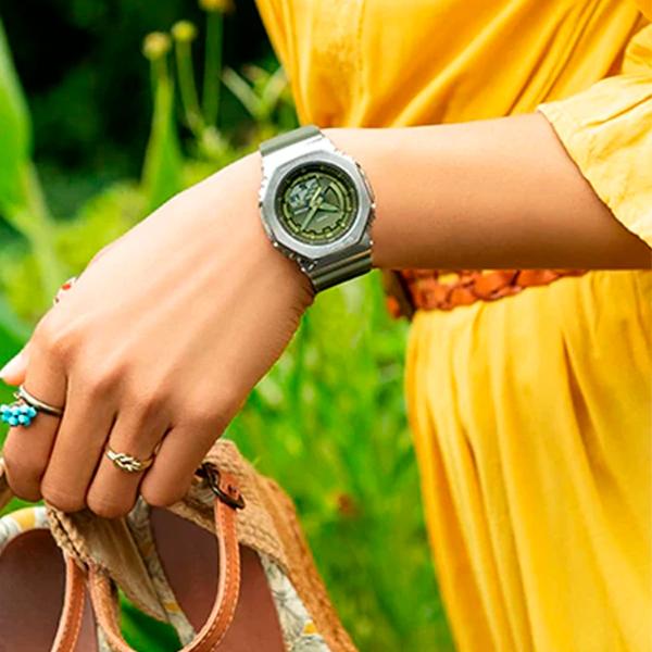 Ceas de mână pentru femei Casio GM-S2110-3AER Cuarț / 46 x 40 mm photo 2