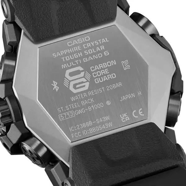 Ceas de mână pentru bărbați Casio GWG-B1000EC-1AER Cuarț / 52 mm photo 2