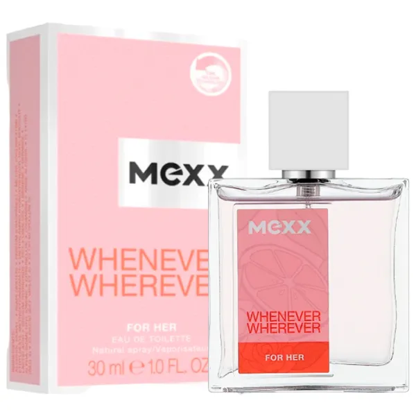Парфюм для женщин Mexx Whenever Wherever For Her Туалетная вода / Фруктовый photo 1