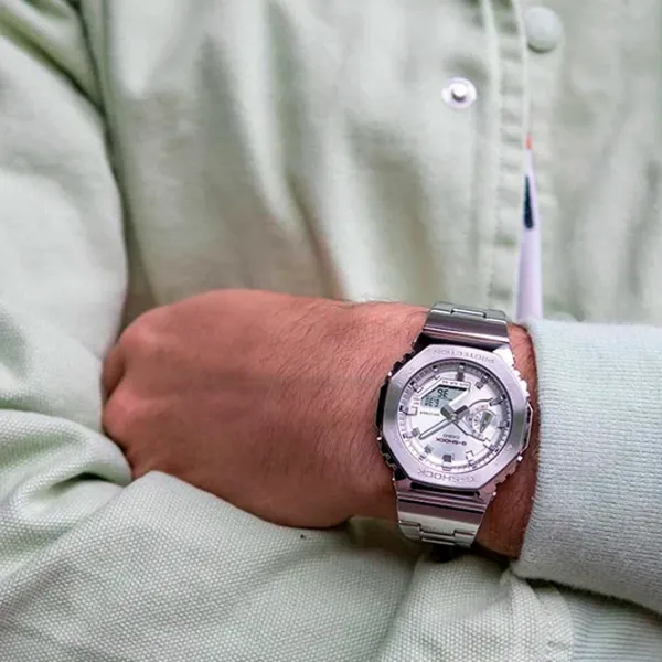 Ceas de mână Unisex Casio GM-2110D-7AER Cuarț / 49 x 44 mm photo 2