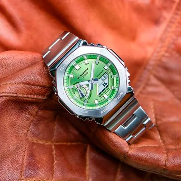 Ceas de mână Unisex Casio GM-2110D-3AER Cuarț / 49 x 44 mm photo 2