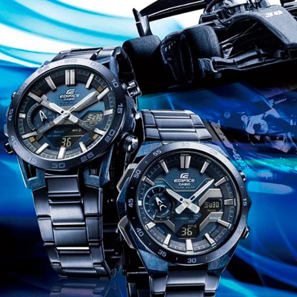 Ceas de mână pentru bărbați Casio ECB-2200CB-2AEF Cuarț / 48 mm photo 2