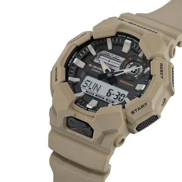 Ceas de mână pentru bărbați Casio GA-010-5AER Cuarț / 52 mm photo 2