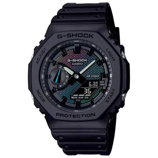 Ceas de mână Unisex Casio GA-2100RW-1AER Cuarț / 49 x 45 mm photo 1