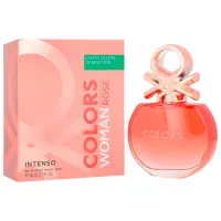 Парфюм для женщин Benetton Colors de Benetton Woman Rose Intenso Парфюмерная вода / Сладкий