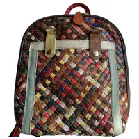 Geantă pentru femei CCS 16323  Pe mână / Piele naturală 