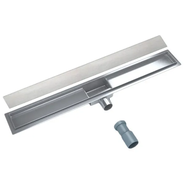 Rigolă de duș KAS Smooth FLH40-A2 С15 Inox photo 1 Rigolă de duș KAS Smooth FLH40-A2 С15 Inox photo 1