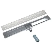 Rigolă de duș KAS Zipper FLH40-A2 С03 Inox