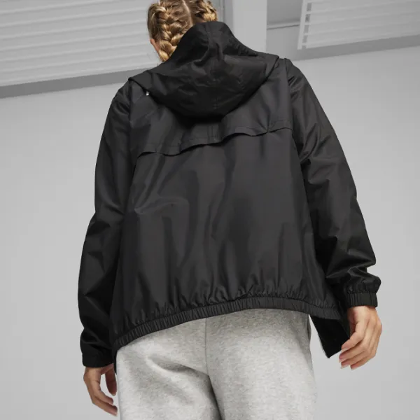 Ветровка для женщин Puma Ess Solid Windbreaker Демисезон / Черный photo 3
