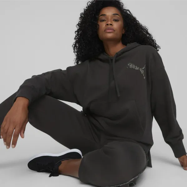 Ветровка для женщин Puma Swarovski Crystals T7 Демисезон / Черный photo 5