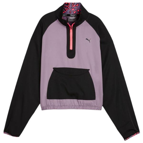 Jachetă pentru femei Puma Hypernatural Woven 1|2 Zip Demisezon / Plum photo 1