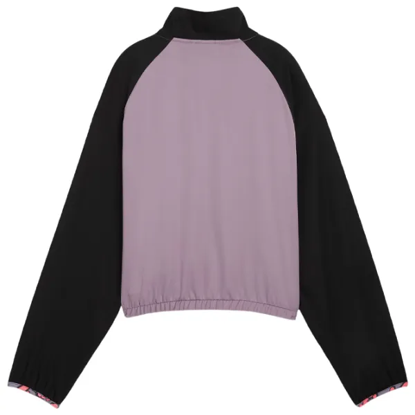 Jachetă pentru femei Puma Hypernatural Woven 1|2 Zip Demisezon / Plum photo 2