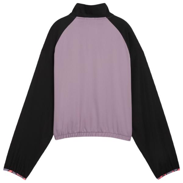 Jachetă pentru femei Puma Hypernatural Woven 1|2 Zip Demisezon / Plum photo 2