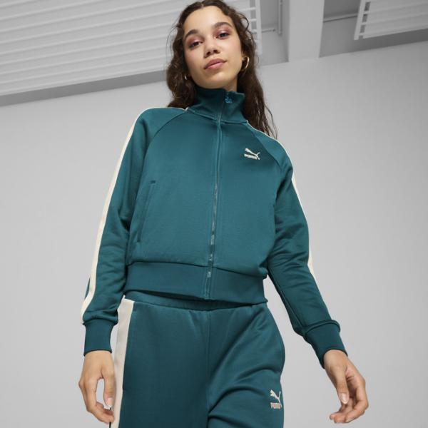Ветровка для женщин Puma Iconic T7 Track  Демисезон / Зеленый photo 3 Ветровка для женщин Puma Iconic T7 Track  Демисезон / Зеленый photo 3