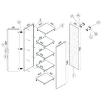 Гостиная Arta Mobilei AM118 Модульная / Дуб Сонома photo 2