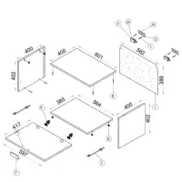 Гостиная Arta Mobilei AM118 Модульная / Дуб Сонома photo 3