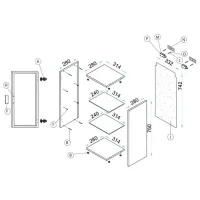 Гостиная Arta Mobilei AM125 Модульная / Дуб Сонома photo 3