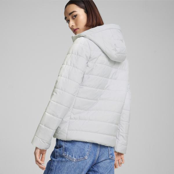 Ветровка для женщин Puma Ess Hooded Padded Jacket Демисезон / Серебряный photo 6
